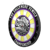 Krokodil im Target Lake Design Dartscheibe (Vorderseite rechts)