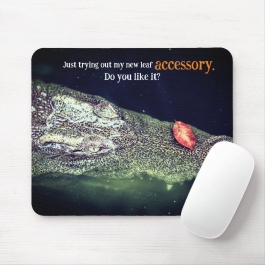 Krokodil im Wasser Mousepad (Mit Mouse)