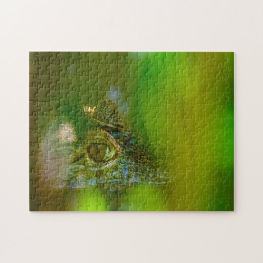 Krokodil in Guyana. Puzzle (Horizontal)