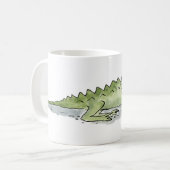 Krokodil Kaffeetasse (Vorderseite Links)