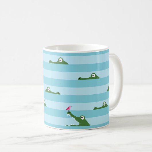 Krokodil Kaffeetasse (VorderseiteRechts)