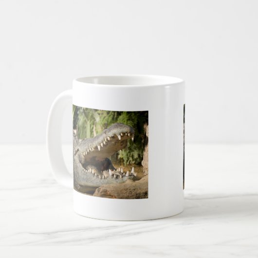 Krokodil Kaffeetasse (Vorderseite Links)