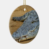 Krokodil Keramikornament (Rechts)