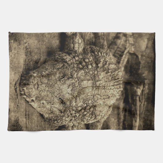 Krokodil Küchentuch (Horizontal)