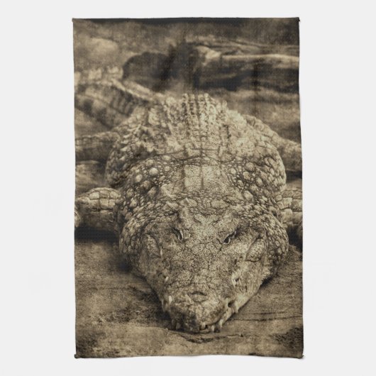 Krokodil Küchentuch (Vertikal)