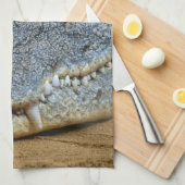 Krokodil Küchentuch (Viertel Falte)