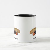 Krokodil-Laternenfliege (Cathedra serrata) Tasse (Zentrum)