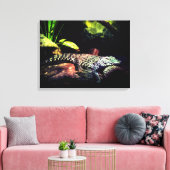 Krokodil Leinwanddruck (Insitu (Wohnzimmer))