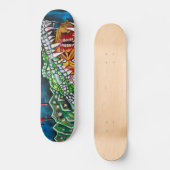 Krokodil-Lutscher-Skateboard Skateboard (Vorderseite)