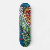 Krokodil-Lutscher-Skateboard Skateboard (Vorderseite)