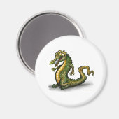 Krokodil Magnet (Vorderseite/Rückseite)