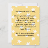 Krokodil & Nilpferd Dankeschön-Karte - Lustig Dankeskarte (Rückseite)