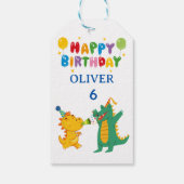 Krokodil & Nilpferd Geschenkanhänger - Lustiges Ti (Rückseite)