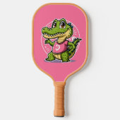 Krokodil Pickleball Schläger (Rückseite)