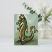 Krokodil Postkarte (Stehend Vorderseite)