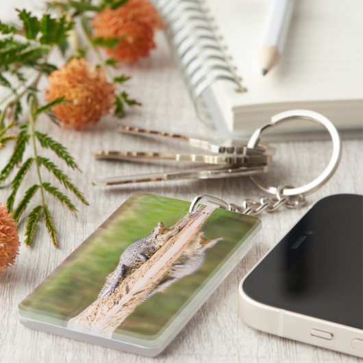 Krokodil Schlüsselanhänger (Vorderseite rechts)