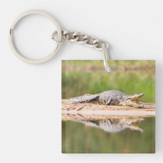 Krokodil Schlüsselanhänger (Vorderseite)