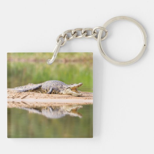 Krokodil Schlüsselanhänger (Rückseite)