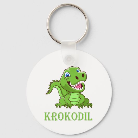 Krokodil Schlüsselanhänger (Vorderseite)