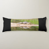 Krokodil Seitenschläferkissen (Vorderseite)