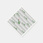 Krokodil Serviette (Ecke)