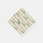 Krokodil Serviette (Ecke)