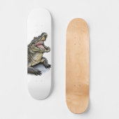 Krokodil Skateboard (Vorderseite)