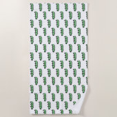 Krokodil Strandtuch (Vorderseite)