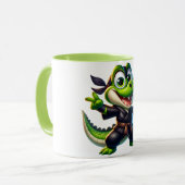 Krokodil Tasse (Vorderseite Links)