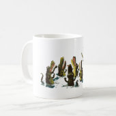 Krokodil-Tassengeschenk lustig Kaffeetasse (Vorderseite Links)