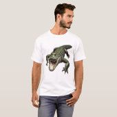 Krokodil-Vintag T-Shirt (Vorne ganz)