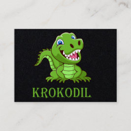 Krokodil Visitenkarte