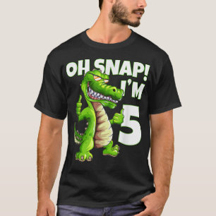 Krokodil-Wasser-Kreatur-Geburtstags-Outfit für die T-Shirt