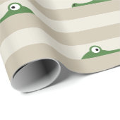 Krokodil-Wrapping-Papier Geschenkpapier (Rolleneckpunkt)