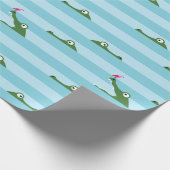 Krokodil-Wrapping-Papier Geschenkpapier (Ecke)