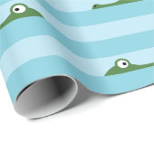Krokodil-Wrapping-Papier Geschenkpapier (Rolleneckpunkt)