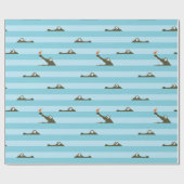 Krokodil-Wrapping-Papier Geschenkpapier (Flach)