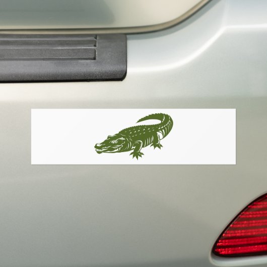 Krokodilalligator Retro Autoaufkleber (Auf Auto)