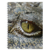 Krokodilaugen-Gesichts-Tiergewohnheit Notizblock (Vorderseite)