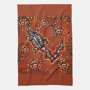 KROKODILE ART GESCHIRRTUCH