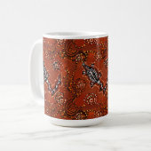 KROKODILE ART KAFFEETASSE (Vorderseite Links)