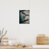 Krokodile auf einem Riverbank Poster (Küche)