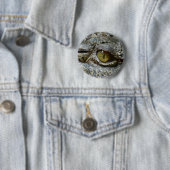 Krokodile-Augen-Gesicht Tier personalisieren Gaume Button (Beispiel)