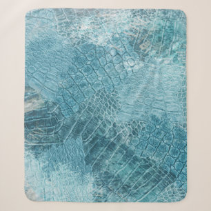 Krokodile Batik: Texturierte Stoffkunst Sherpadecke