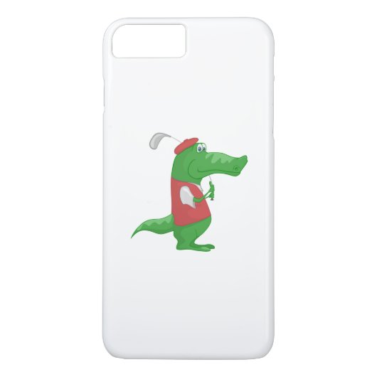 Krokodile beim Golfspielen Cartoon Case-Mate iPhone Hülle (Rückseite)
