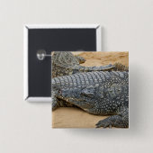 Krokodile Button (Vorne & Hinten)