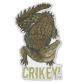 Krokodile Crikey! Aufkleber (Vorderseite)