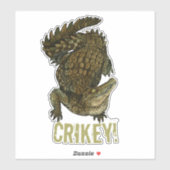 Krokodile Crikey! Aufkleber (Blatt)