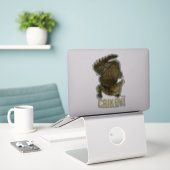 Krokodile Crikey! Aufkleber (Laptop auf Schreibtisch)