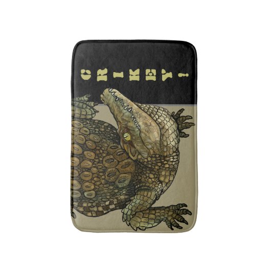 Krokodile Crikey! Badematte (Vorderseite Vertikal)
